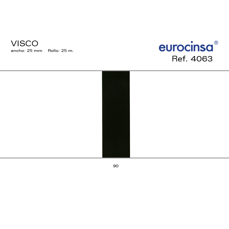 ROLLO CINTA VISCO A-25mm. C-90 25m.
