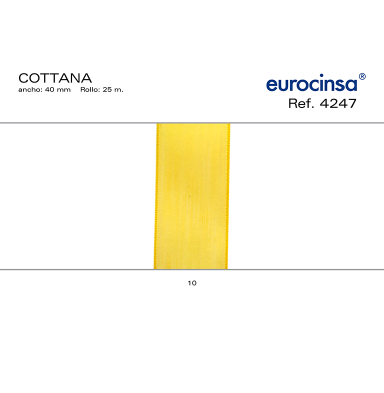 ROLLO CINTA COTTANA A-40mm. C-10 25m.