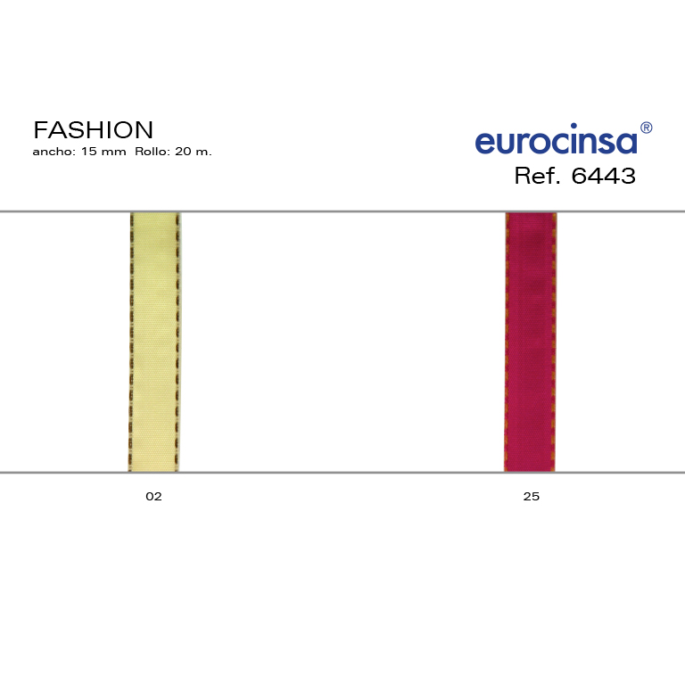 ROLLO CINTA FASHION A-15mm. C-02 20m.