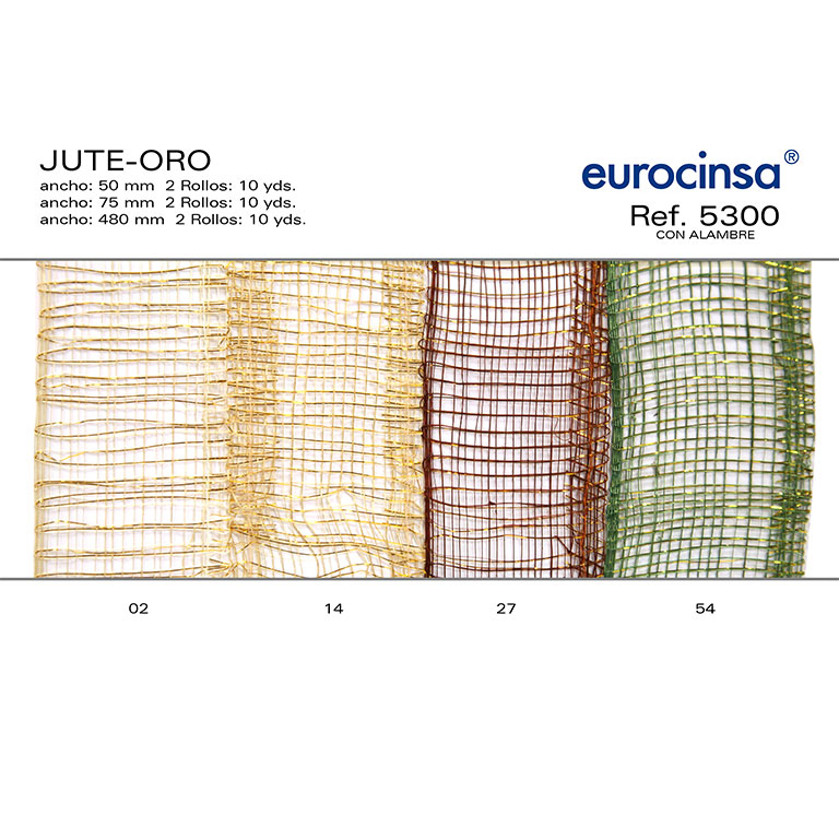 ROLLO JUTE-ORO A-480mm. C-02 10yds.