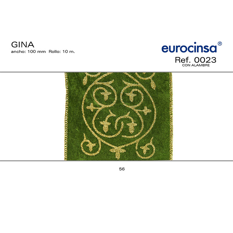 ROLLO CINTA GINA A-100mm. C-56 10m. CON ALAMBRE