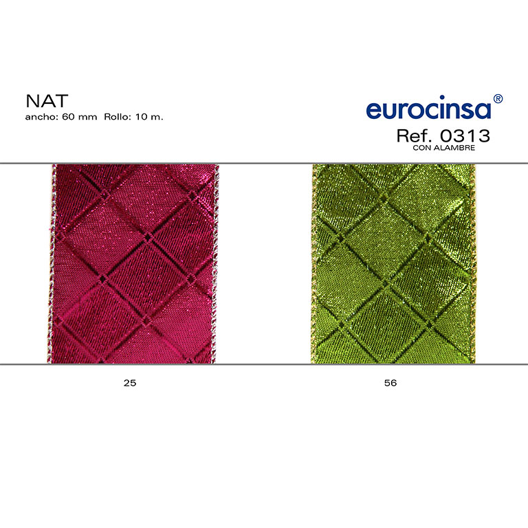 ROLLO CINTA NAT A-60mm. C-20 10m. CON ALAMBRE