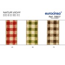 ROLLO CINTA NATUR VICHY A-60mm. C-20 10m. CON ALAMBRE