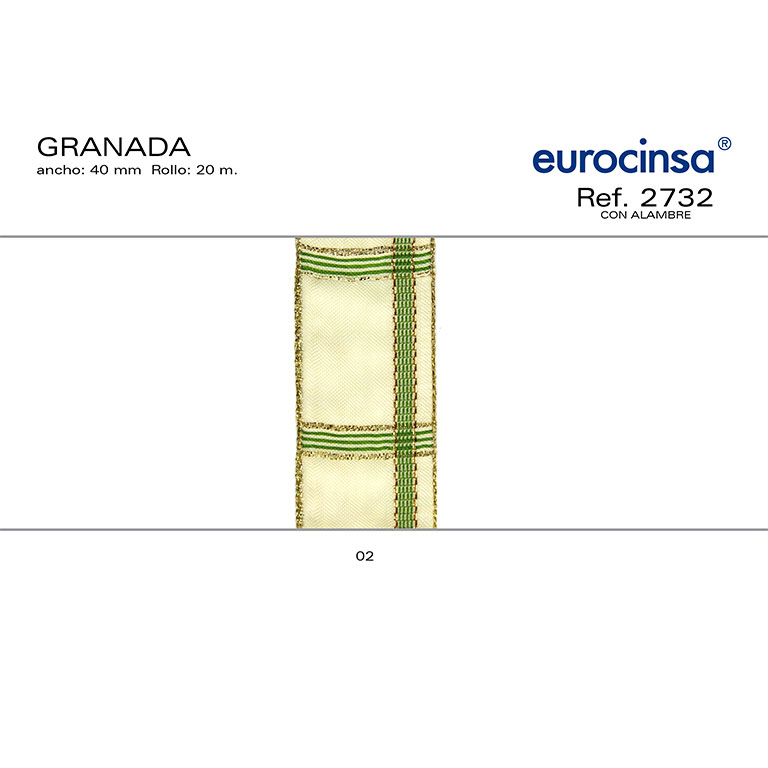 ROLLO CINTA GRANADA A-40mm. C-02 20m.