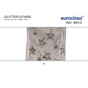 ROLLO CINTA GLITTER STARS A-100mm. C-05 10m. CON ALAMBRE