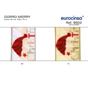 ROLLO CINTA GORRO MERRY XMAS A-60mm. C-15 15m. CON ALAMBRE