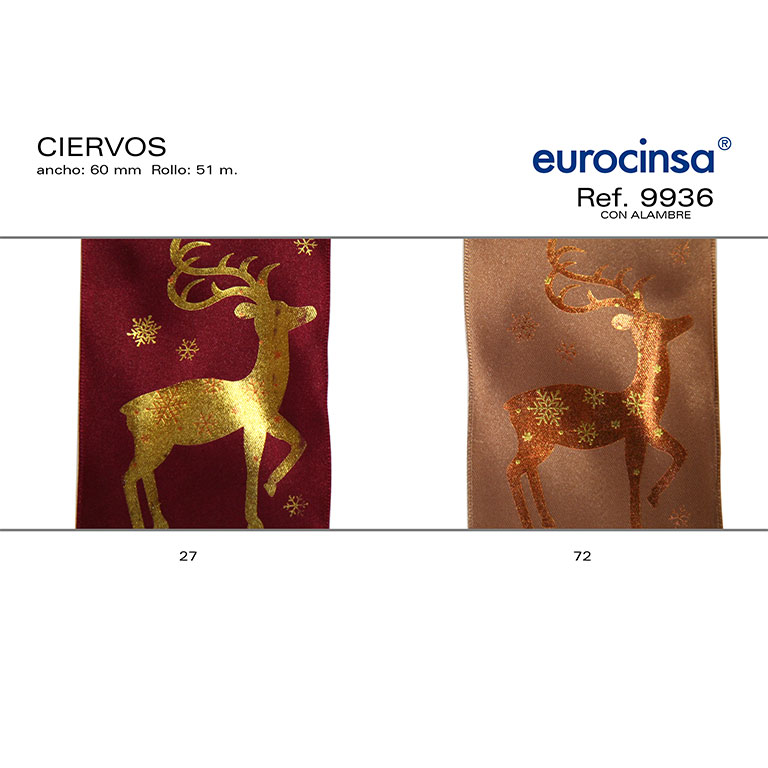 ROLLO CINTA CIERVOS A-60mm. C-01 15m.