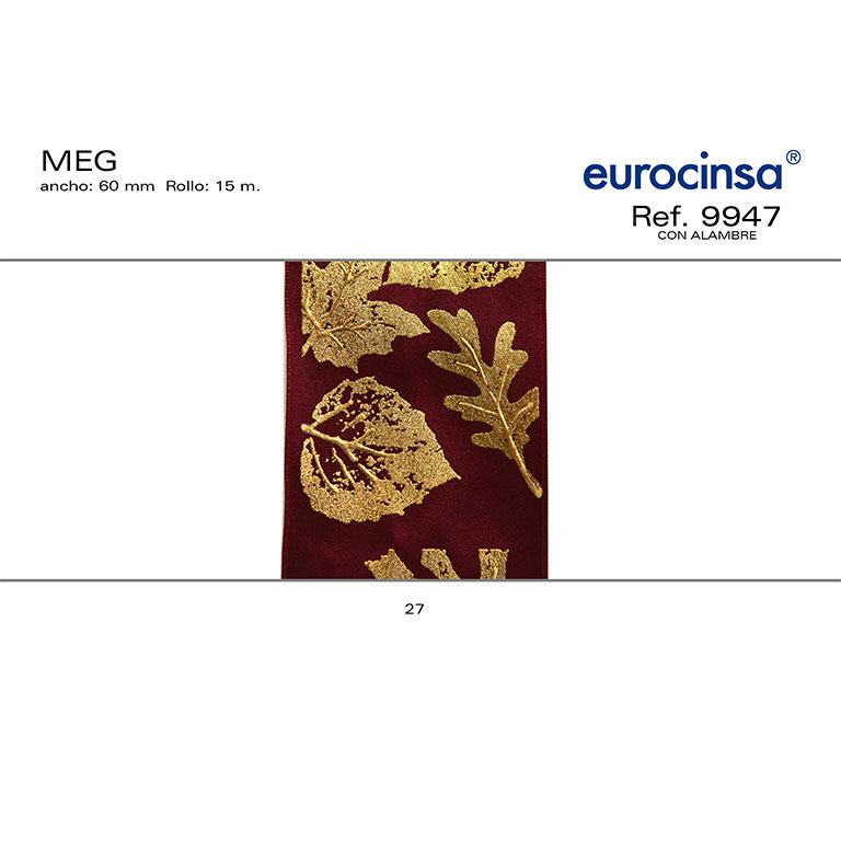 ROLLO CINTA MEG A-60mm. C-27 15m.