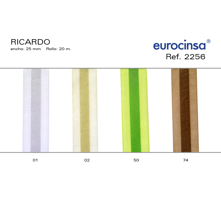 ROLLO CINTA RICARDO A-25mm. C-50 20m.