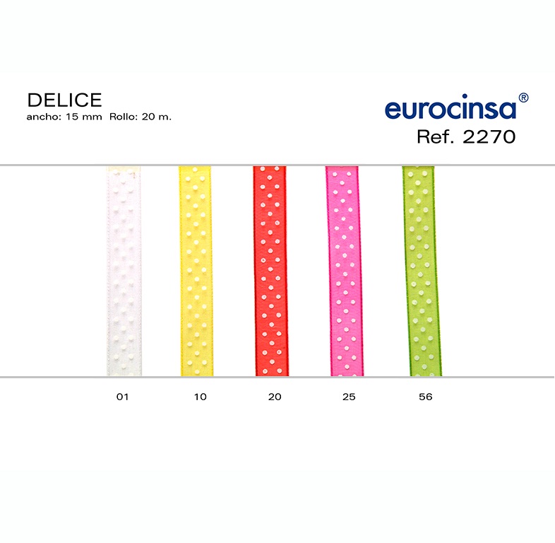 ROLLO CINTA DELICE A-15mm. C-10 20m.