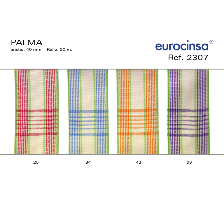 ROLLO CINTA PALMA A-40mm. C-63 20m.
