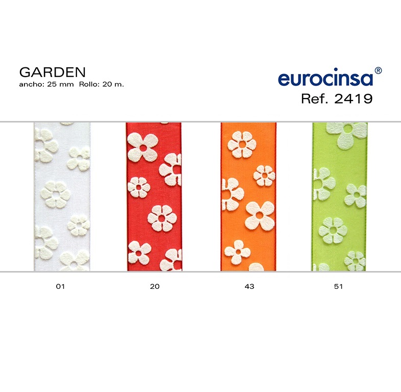 ROLLO CINTA GARDEN A-25mm. C-51 20m.