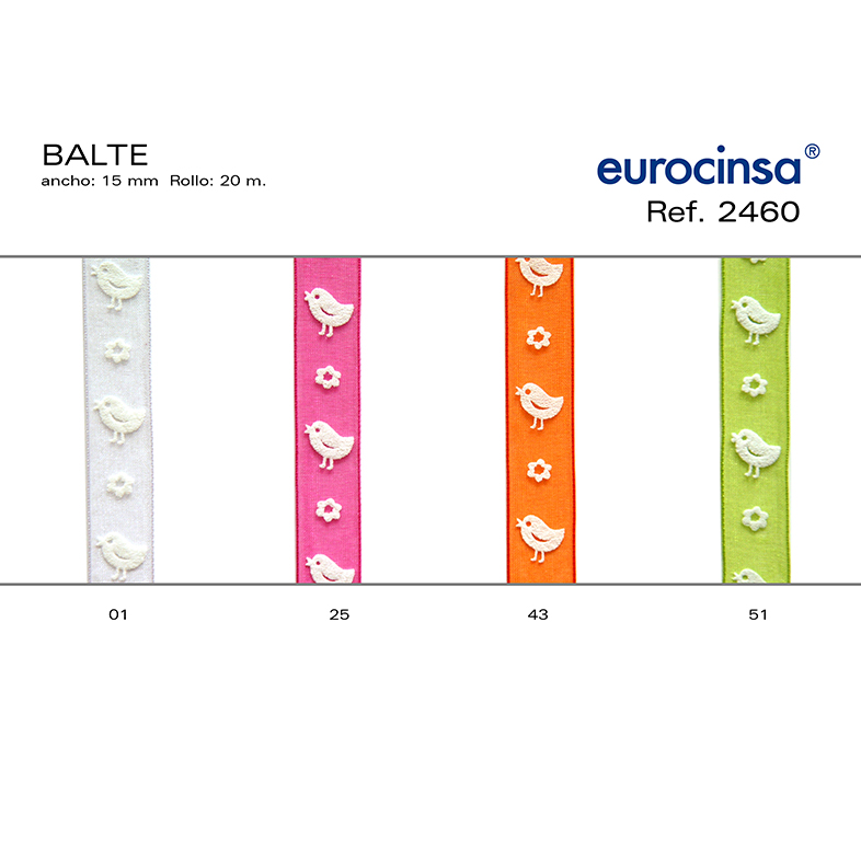 ROLLO CINTA BALTE A-15mm. C-01 20m.