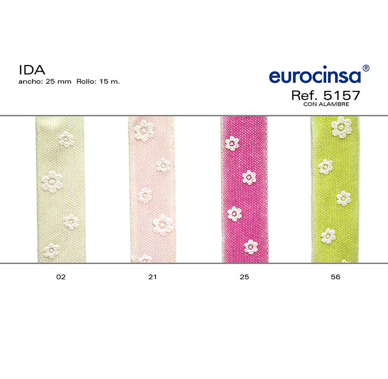 ROLLO CINTA IDA A-25mm.C-56 15m. CON ALAMBRE