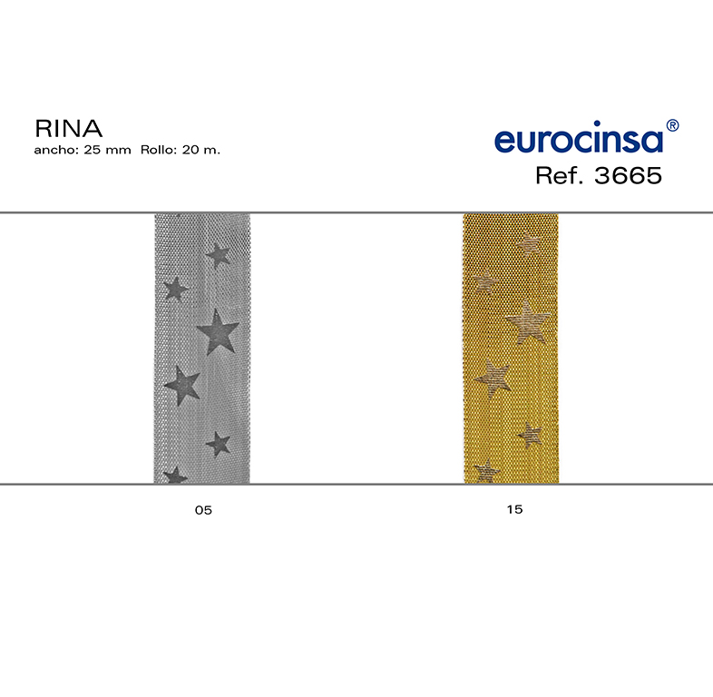 ROLLO CINTA RINA A-25mm. C-05 20m.