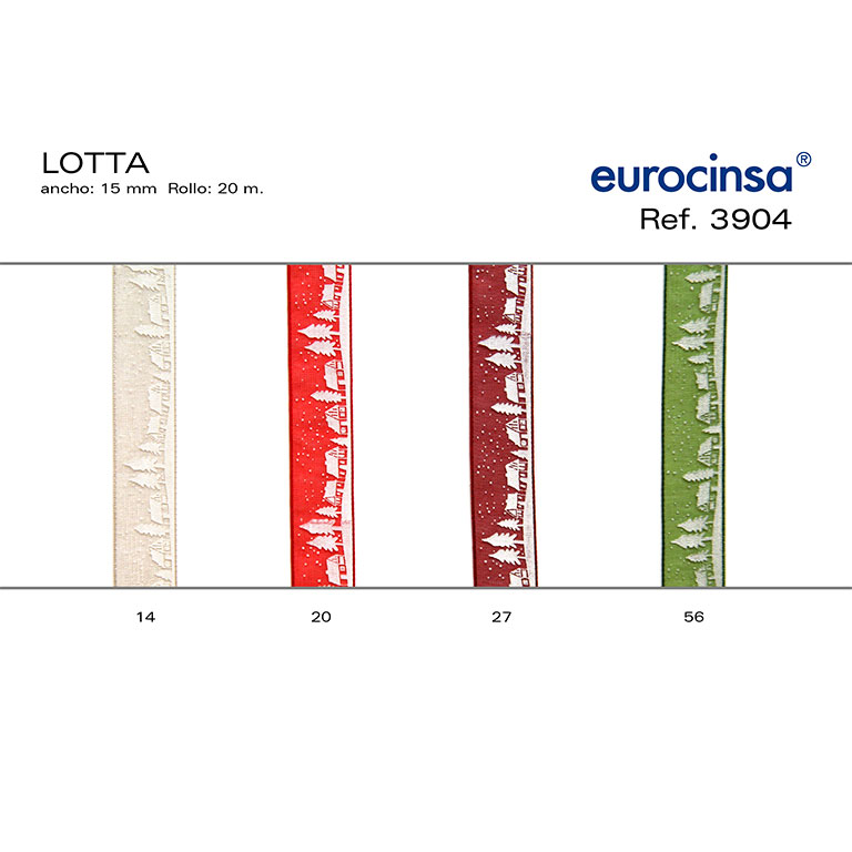 ROLLO CINTA LOTTA A-15mm. C-20 20m.