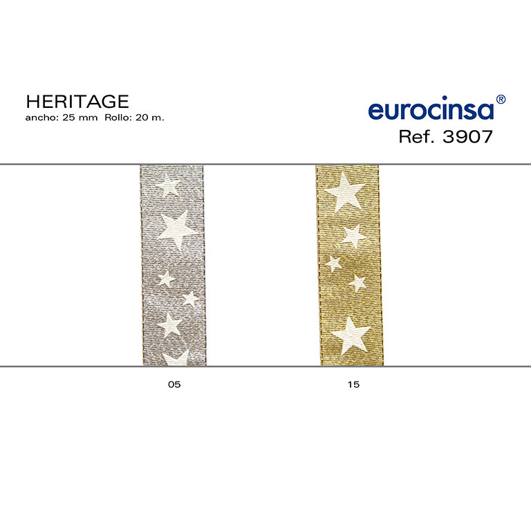 ROLLO CINTA HERITAGE A-25mm. C-05 20m.