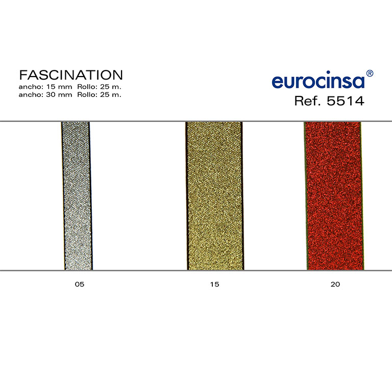 ROLLO CINTA FASZINATION A-15mm. C-15 25m.