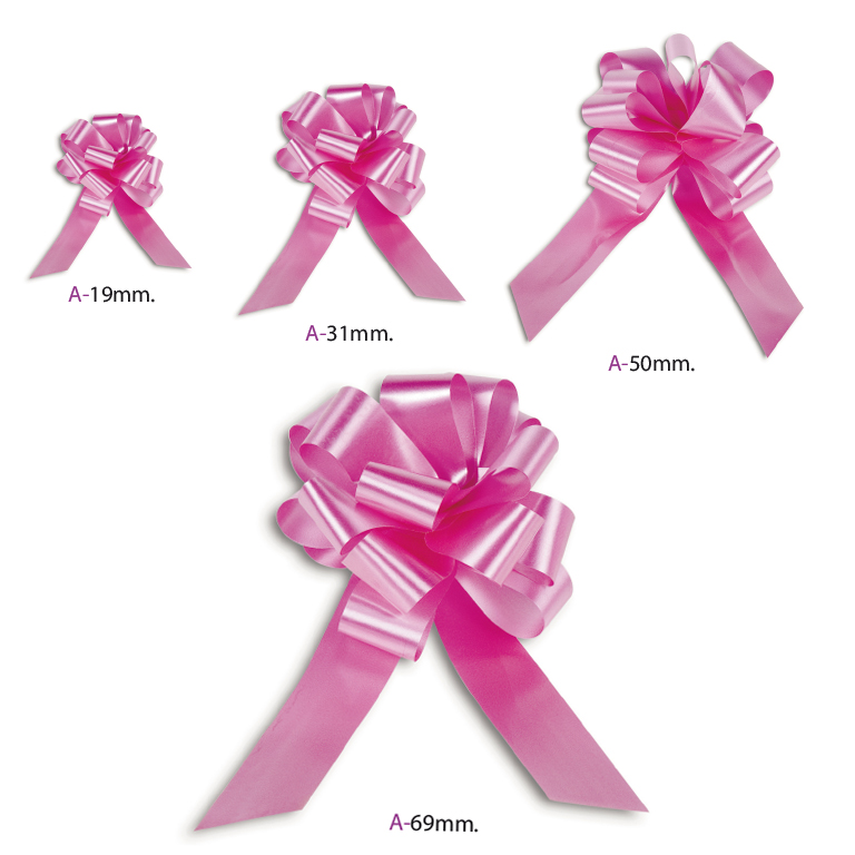 BOLSA 50 LAZOS AUTOMÁTICOS POLIPROPILENO LISO A-50mm. C-10