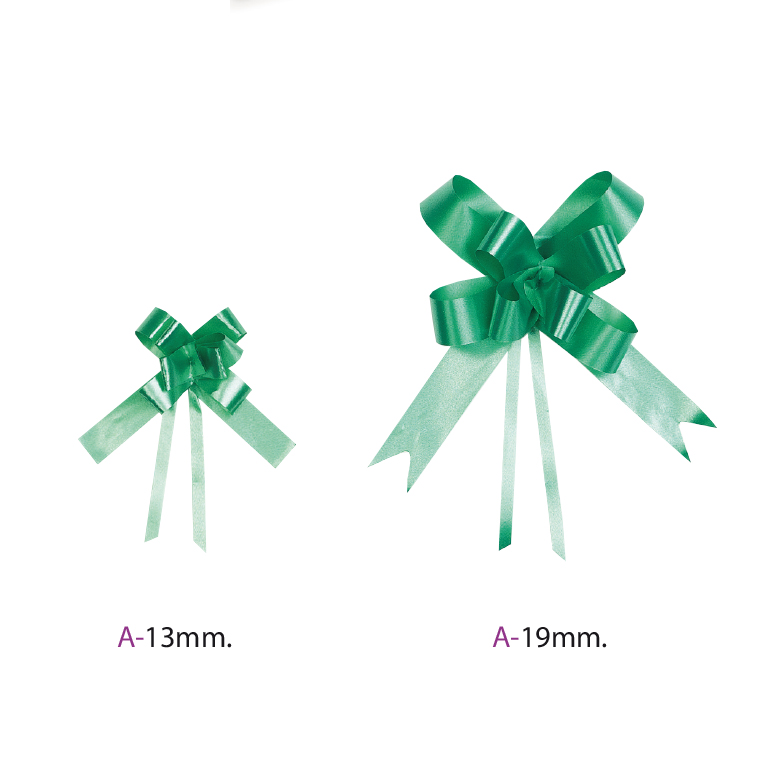 BOLSA 100 LAZOS AUTOMÁTICOS POLIPROPILENO LISO MINI 13mm. C-31