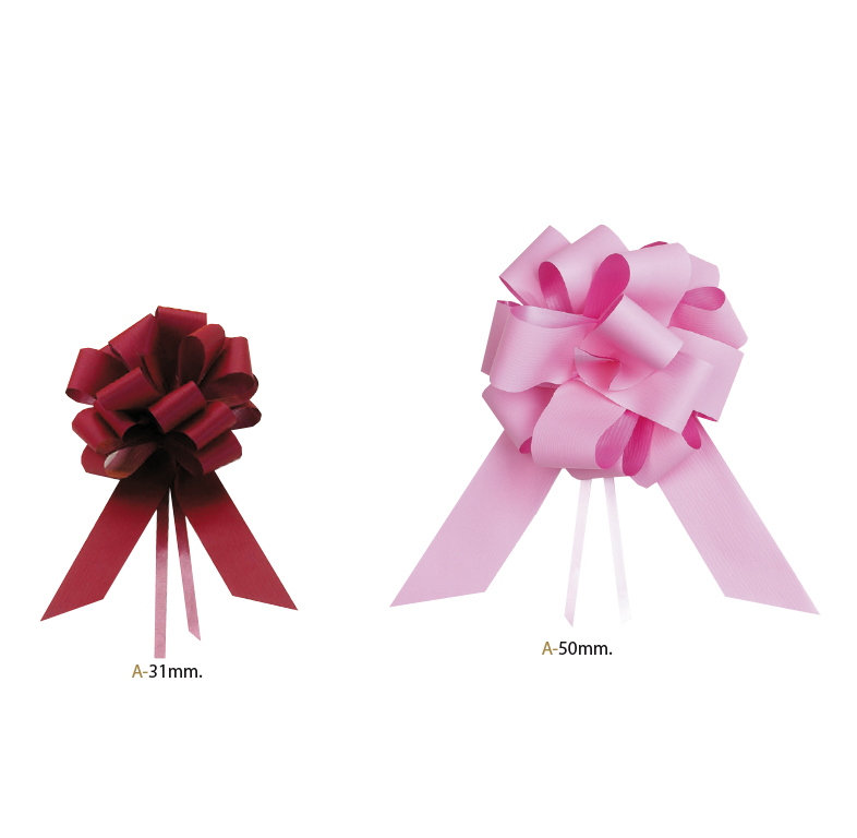 BOLSA 50 LAZOS AUTOMÁTICOS POLIPROPILENO MATE A-31mm. C-11