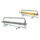 DISTRIBUIDOR METAL CROMADO SOBREMESA PARA BOBINA POLIPROPILENO 80cm. CON CUCHILLA DESLIZANTE.