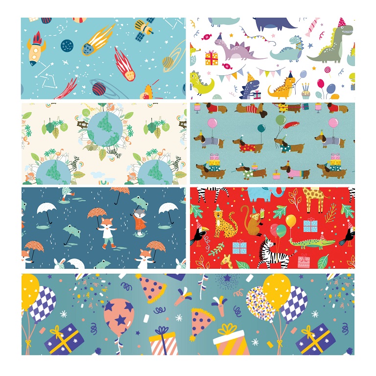 CAJA 55 ROLLITOS "HAPPY CHILD" 70cm. x 2m. 76gr. CON CARTONETTE