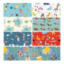 CAJA 55 ROLLITOS "HAPPY CHILD" 70cm. x 2m. 76gr. CON CARTONETTE