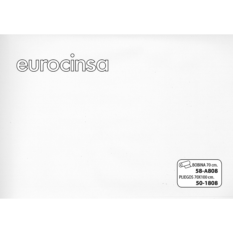 PLIEGO PAPEL ULTRABRILLO BLANCO 70x100cm.