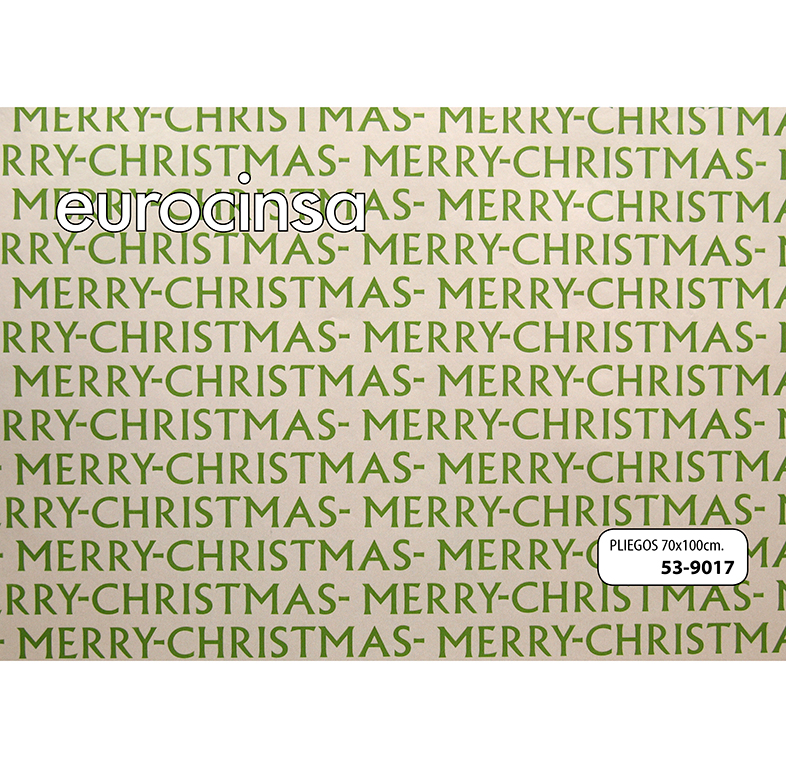PLIEGO PAPEL FANTASÍA NAVIDAD 70x100cm.