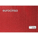 PLIEGO PAPEL UNI GLITTER RED 70x100cm.