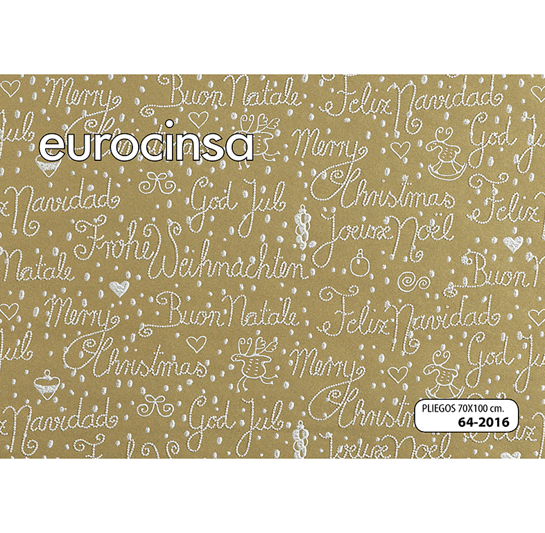 PLIEGO PAPEL WINTER GLAM 70x100cm.