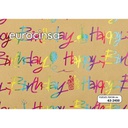 B/PAPEL KRAFT OSCURO HUELLA + IMPRESION CALOR 50M.