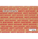PLIEGO PAPEL ECO-FUN HAPPY BIRTHDAY 70x100cm.