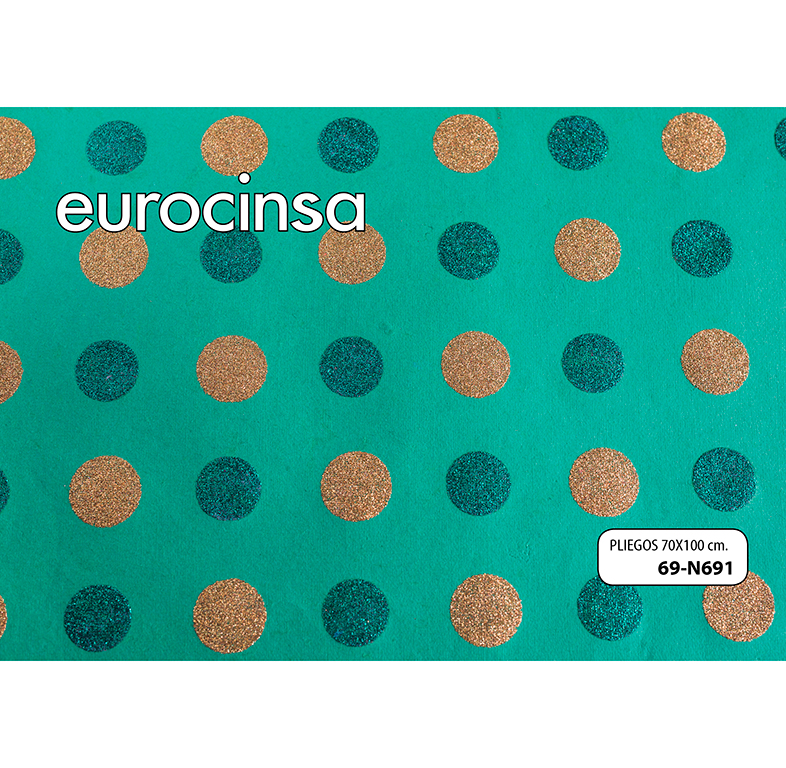 PLIEGO PAPEL COTTON 100% HECHO A MANO CON BRILLO 70x100cm.