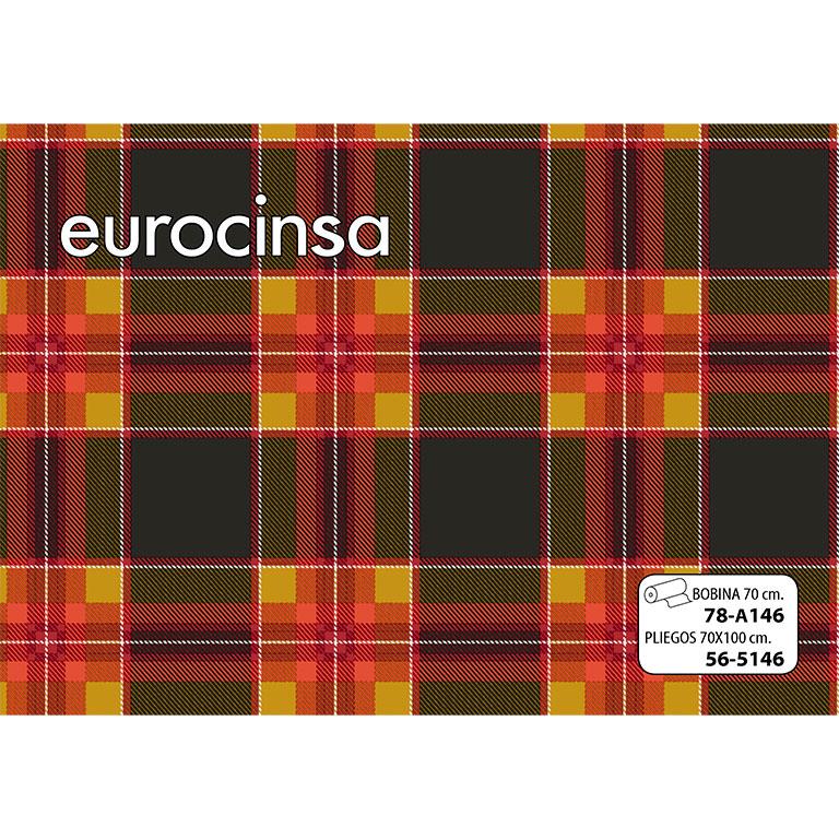 BOBINA PAPEL FANTASIA NAVIDAD 70cm. x 9,5-9,8Kg.