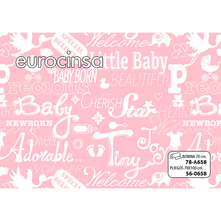 BOBINA PAPEL FANTASIA TODO AÑO 70cm. x 9,5-9,8 Kg.