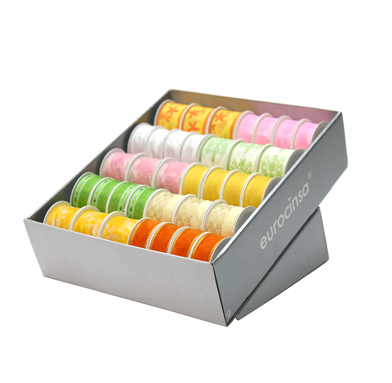 BOUTIQUE CINTA TEXTIL SPRING A-25mm. 20 Rollos x 3m. A-40mm. 15 Rollos x 2m. C-99