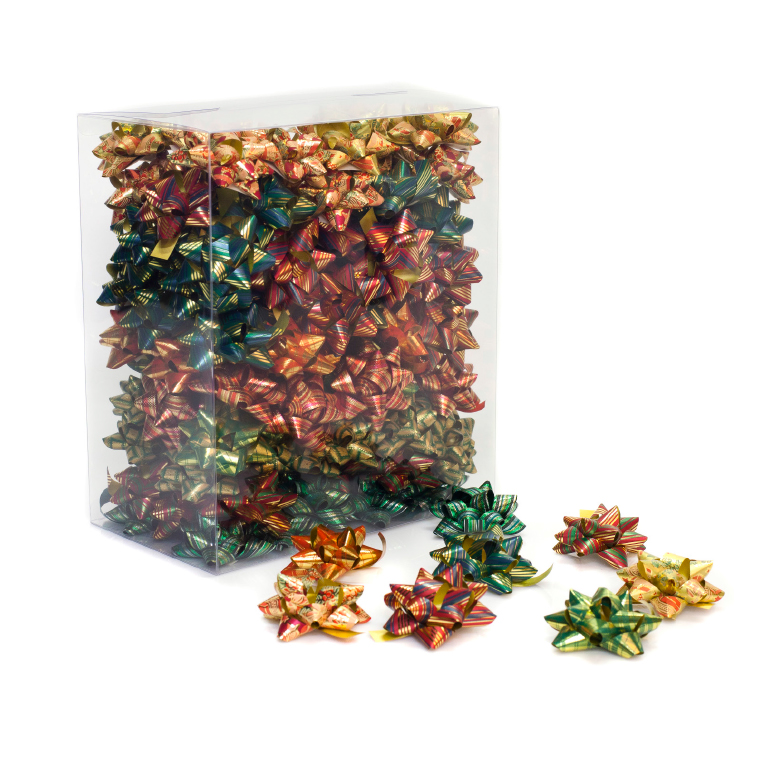 BOTE 100 COCAS METALIZADAS DISEÑO "SAINT MORITZ" A-15mm. C-99