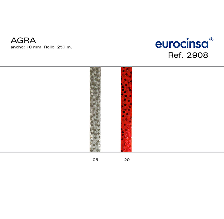 ROLLO CINTA AGRA A-10mm. C-05 250m.