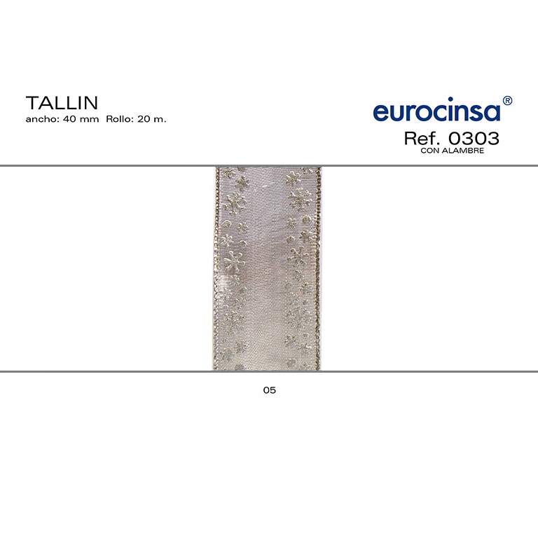 ROLLO CINTA TALLIN A-40mm. C-05 20m.