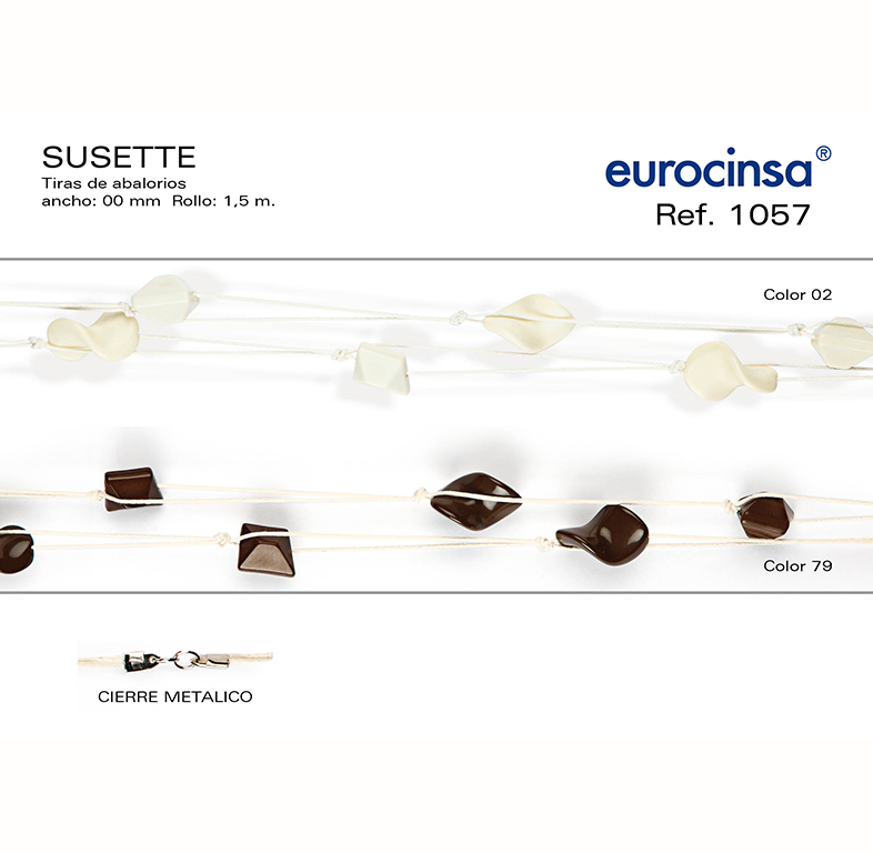 TIRA DE ABALORIOS SUSETTE A-00mm. C-79 1,50m.