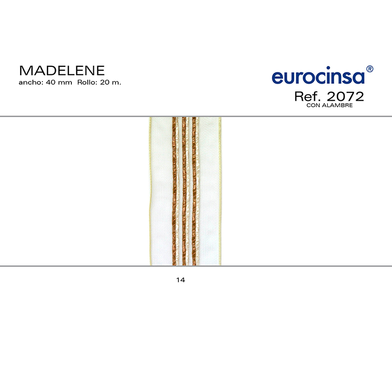 ROLLO CINTA MADELENE C.A. A-40mm. C14 20m.