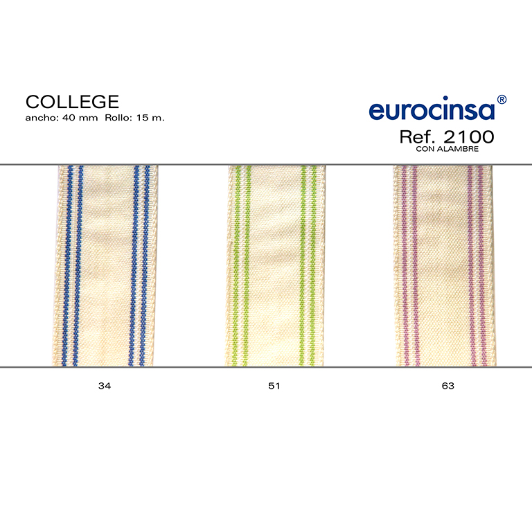 ROLLO CINTA COLLEGE A-40mm. C-63 15m.