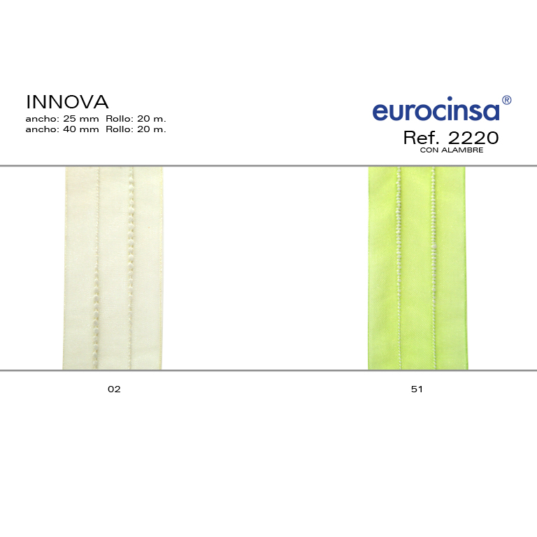 ROLLO CINTA INNOVA C.A. A-25mm. C-02 20m.