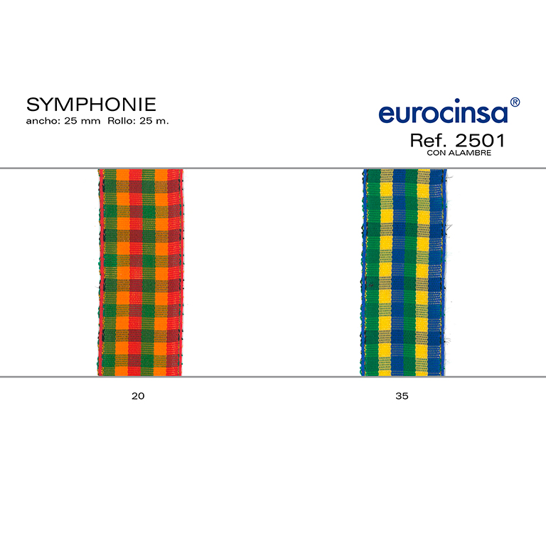 ROLLO CINTA SYMPHONIE A-25mm. C-20 25m.