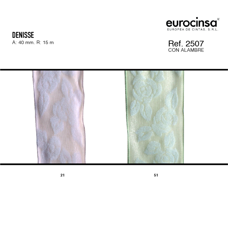 ROLLO CINTA DENISSE A-40mm. C-11 15m.