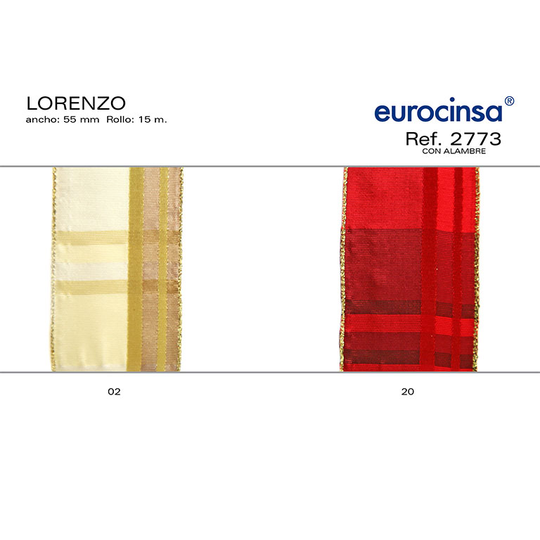 ROLLO CINTA LORENZO A-55mm. C-02 15m.