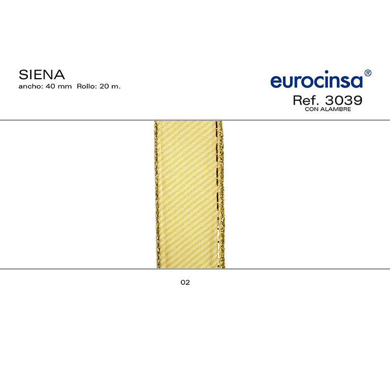 ROLLO CINTA SIENNA  A-40mm. C-02 20m.