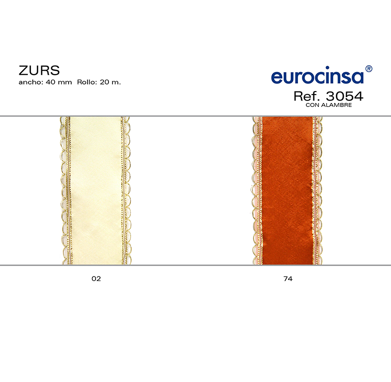 ROLLO CINTA ZURS A-40mm. C-02 20m.